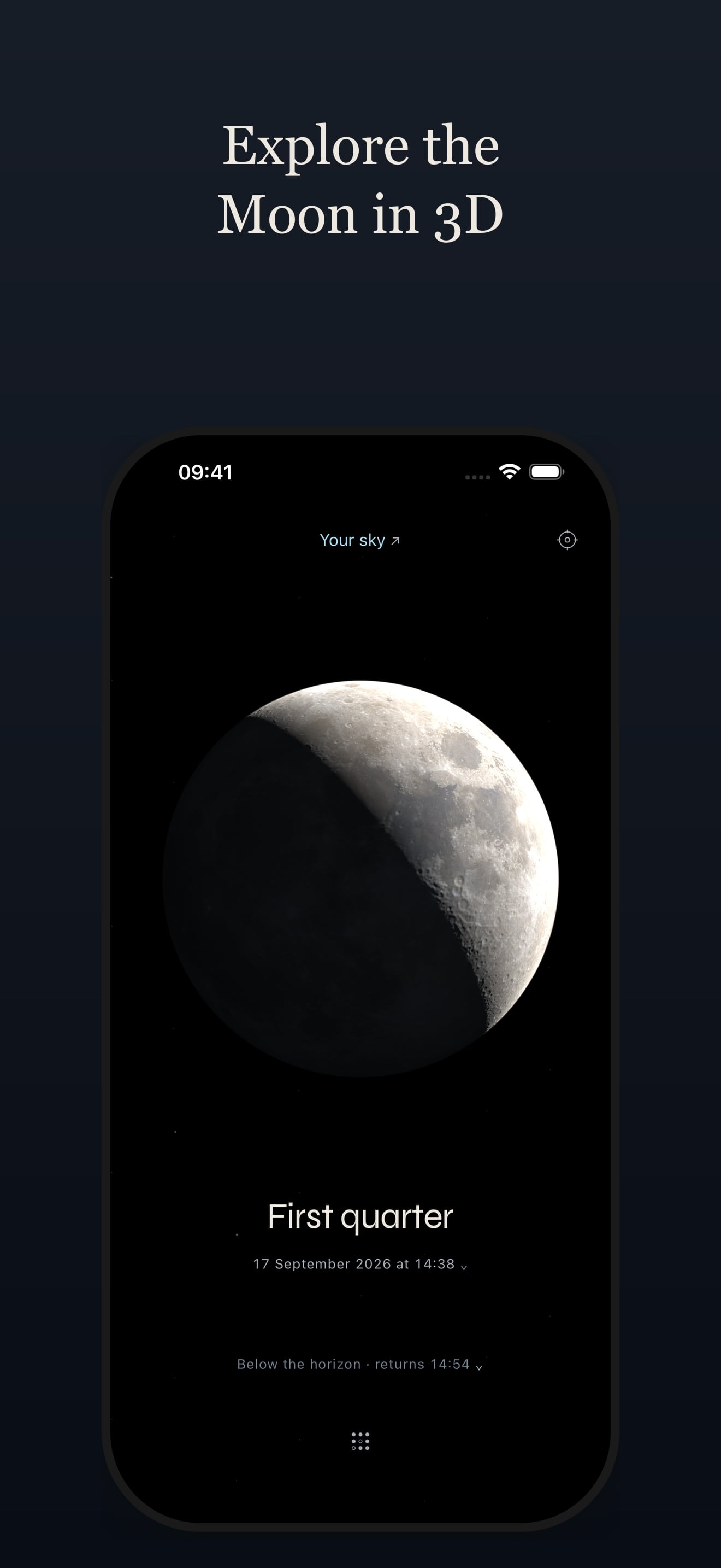 Lune - the Moon tonight